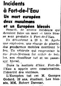  Georges GODARD 
---- 
Journaux du 6 Janvier 1962
