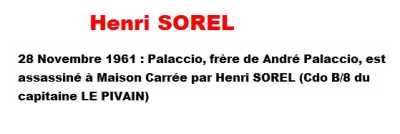  Henri SOREL 

