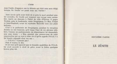  Objectif De Gaulle
Page 178 
---- 
"L'OAS ... connais pas"
