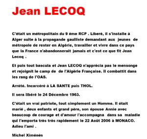 Photo-titre pour cet album: Jean LECOQ
