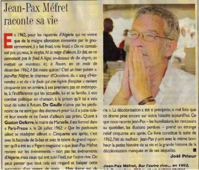   Jean-Pax MEFRET  
---- 
Biographie

