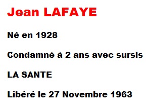 Jean LAFAYE 
