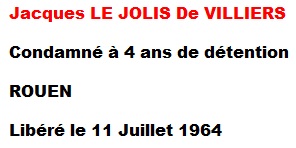  Jacques 
LE JOLIS De VILLIERS 

