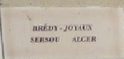  Famille BREDY - JOYAUX 
SERSOU - ALGER
