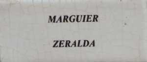 MARGUIER 
ZERALDA