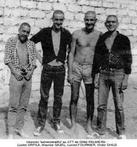  1961 - Camp de MEDJAJA
--------
Lucien ORFILA
Maurice GAZEL
Lucien FOURNIER
Victor CHILD
