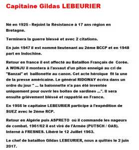  Capitaine 
Gildas LEBEURIER 
----
   Biographie 
