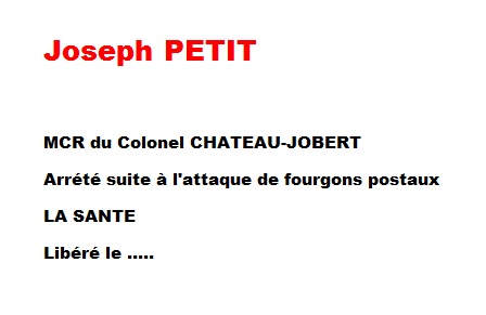   Joseph PETIT 
