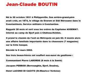   BOUTIN Jean-Claude 