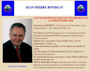  Jean-Pierre RONDEAU 
----
   Biographie 

