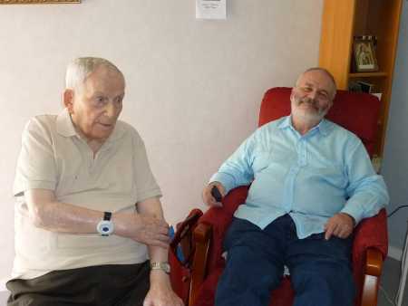  Samuel RONDEAU (93 ans)
et son fils
 Jean-Pierre RONDEAU 