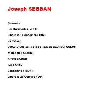 Photo-titre pour cet album: Joseph SEBBAN