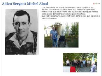  Adieu Sergent Michel ABAD
