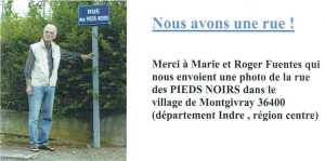  MONTGIVRAY 
---- 
La Rue des PIEDS NOIRS
