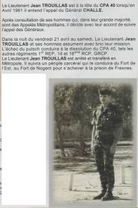 Photo-titre pour cet album: Lt Jean TROUILLAS